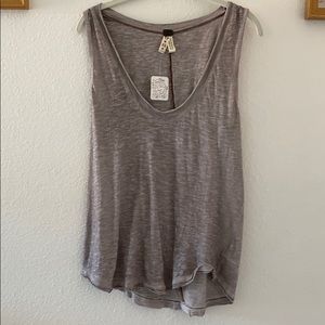 Free people new grey tank